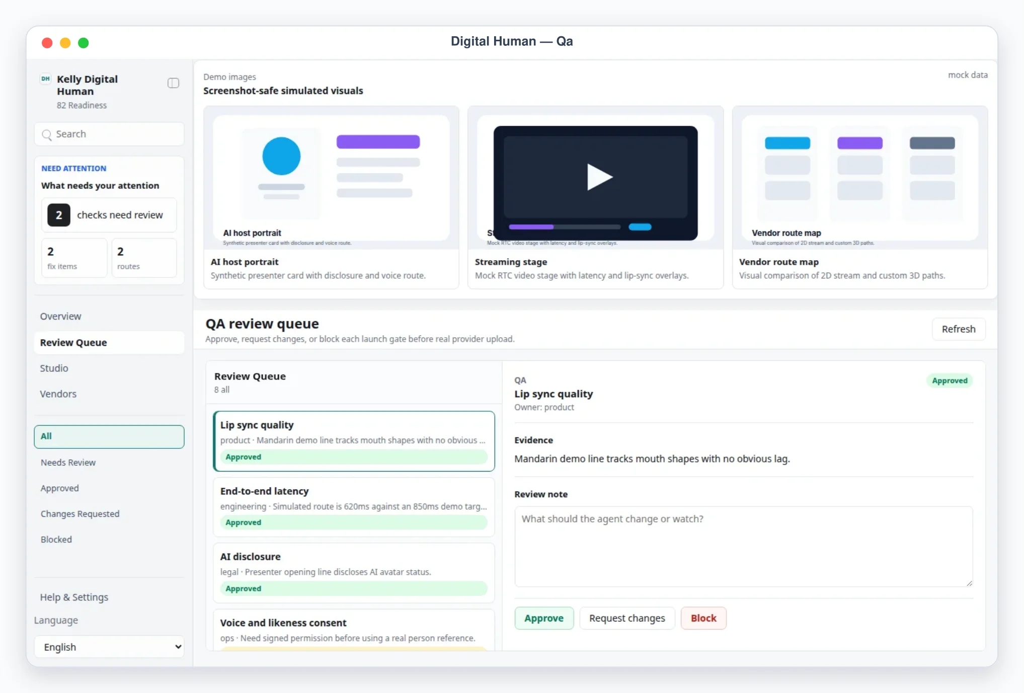 Launch QA gate