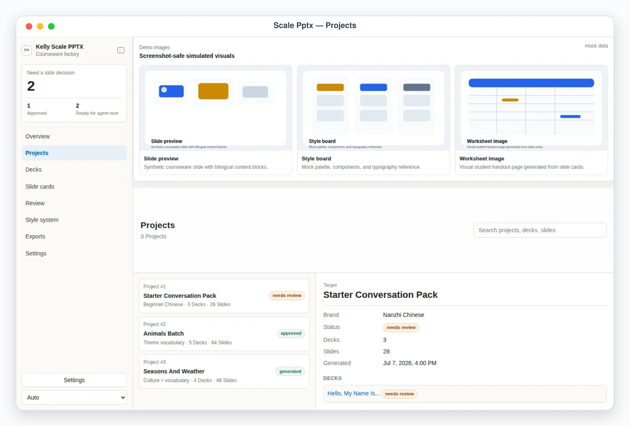 Projects